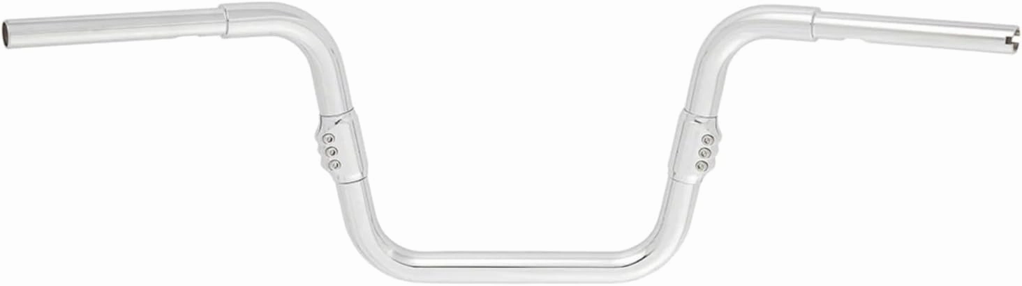 Arlen Ness 520-003 3-Way Adjustable Handlebars - 34.5in Width, 10.5in Rise, 8in Center Width, 6.5in Pullback - Chrome