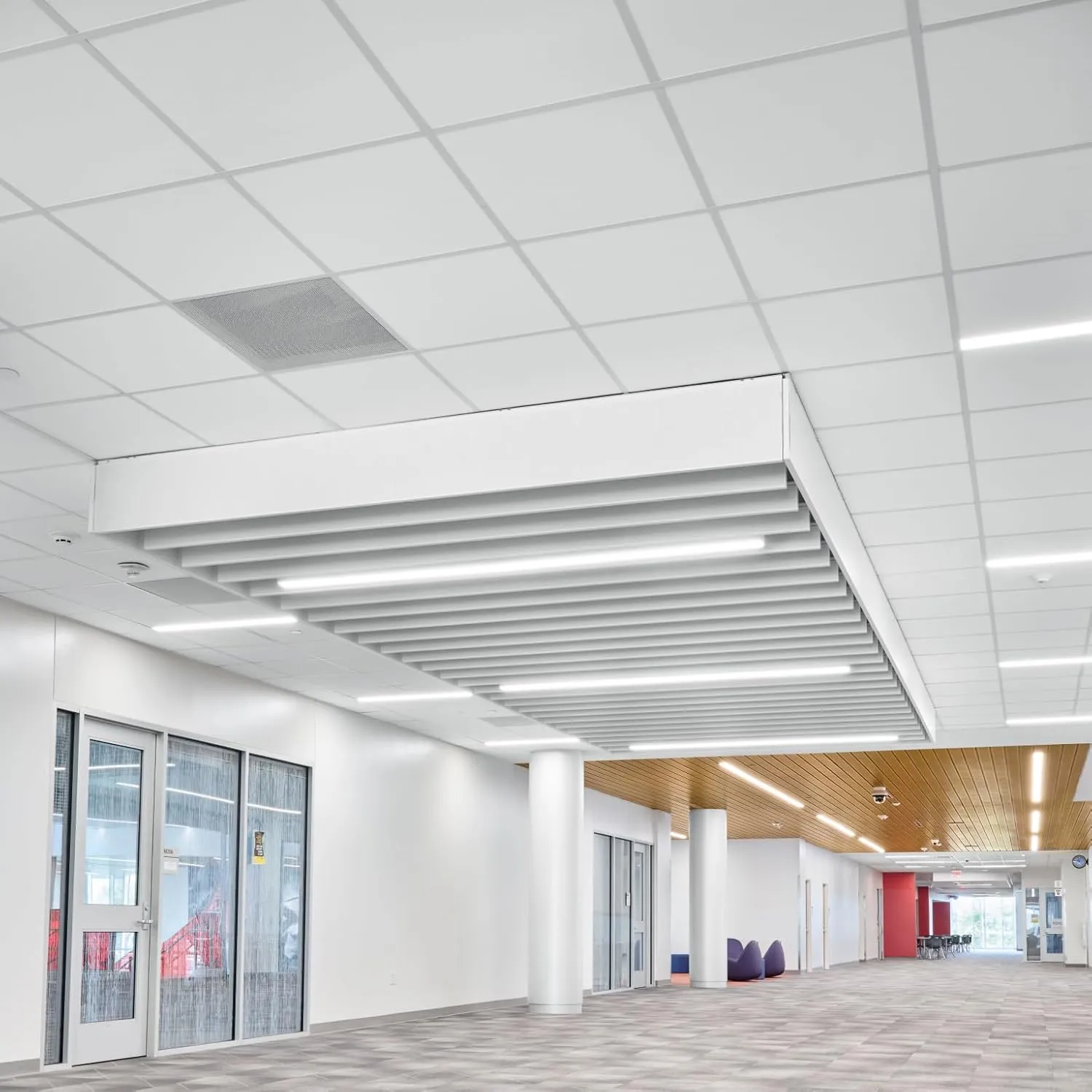 Armstrong Ceiling Tiles; 2x2 Ceiling Tiles - 12 pcs White; Acoustic Ceilings for Suspended Grid; Ultima Lay-in and TEGULAR 1910