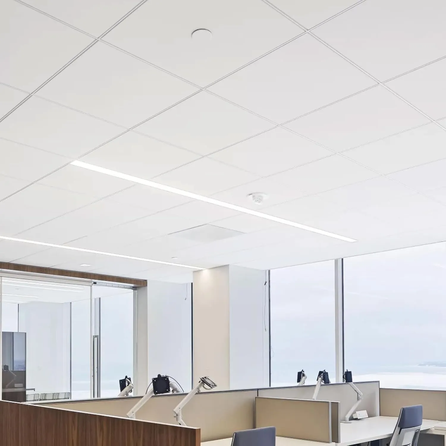 Armstrong Ceiling Tiles; 2x2 Ceiling Tiles - 12 pcs White; Acoustic Ceilings for Suspended Grid; Ultima Lay-in and TEGULAR 1910