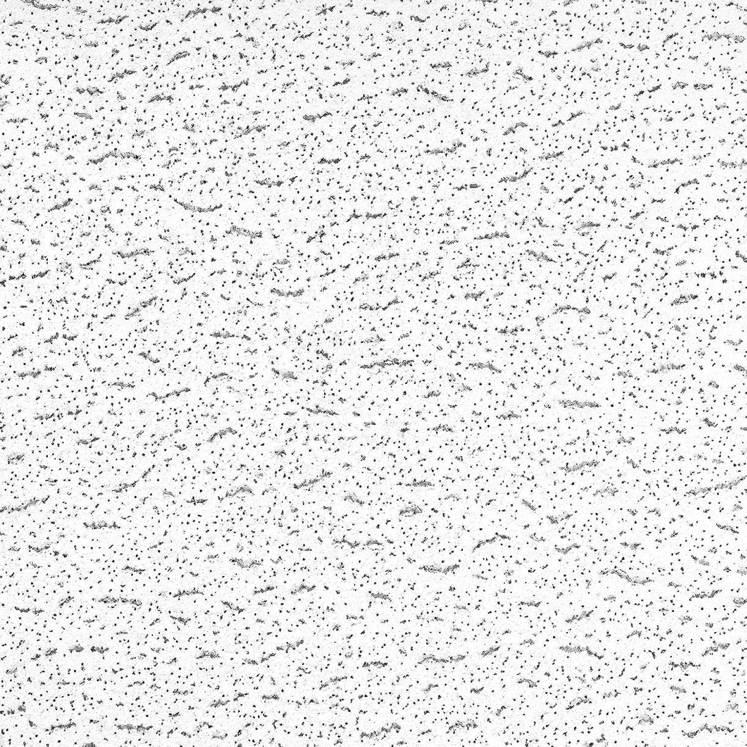 Armstrong Ceiling Tiles; 2x2 Ceiling Tiles - 16 pc White; Acoustic Ceilings for Suspended Grid; Textured 949