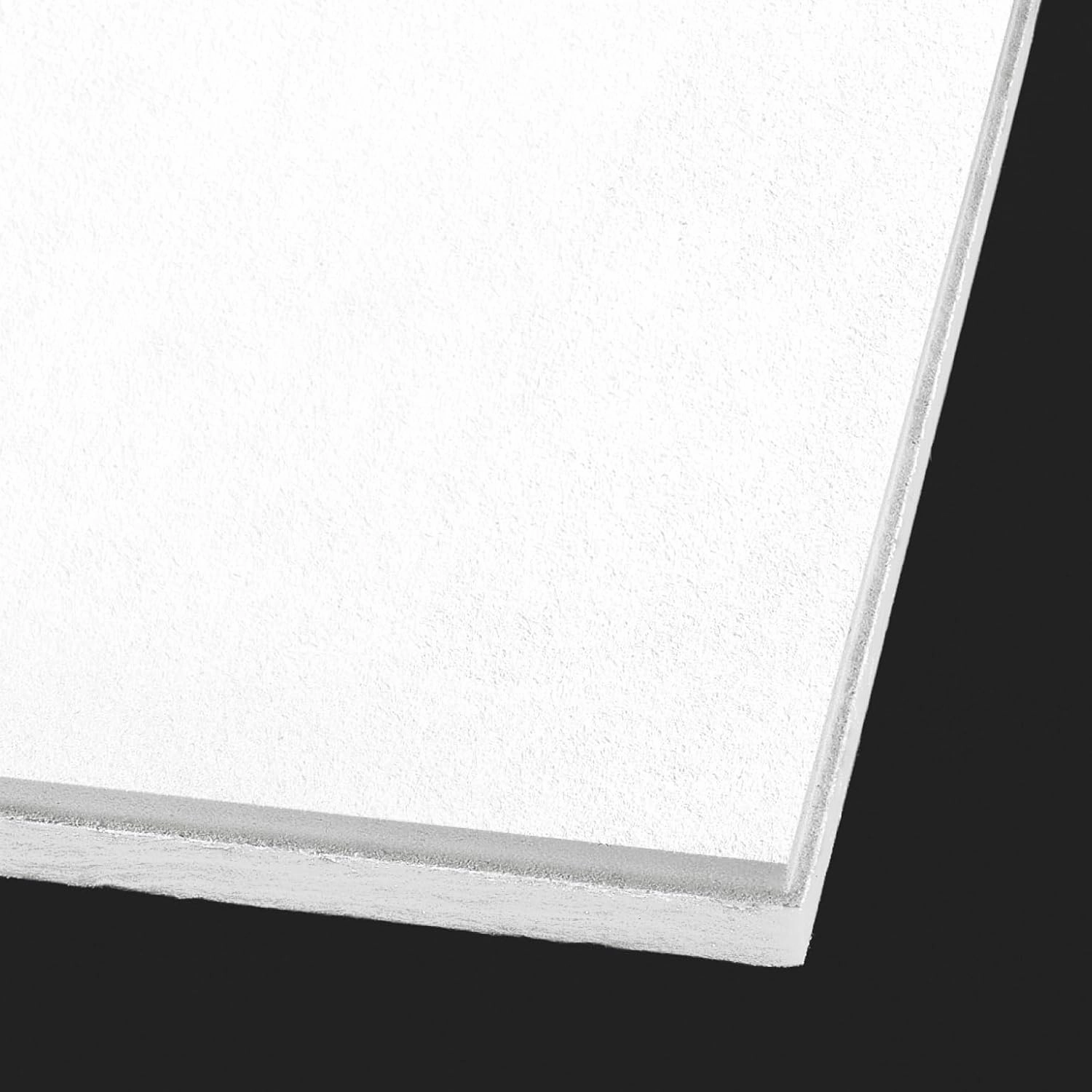Armstrong Ceiling Tiles; 2x2 Ceiling Tiles - 6 pcs White; Acoustic Ceilings for Suspended Grid; LYRA Plant Based (PB) High CAC 8731PB