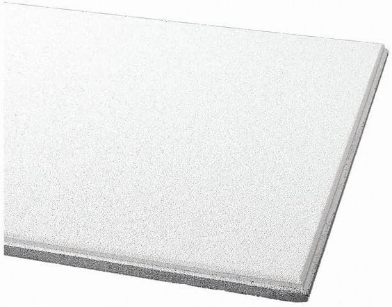 Armstrong Ceiling Tiles; 2x4 Ceiling Tiles - 6 pcs White; Acoustic Ceilings for Suspended Grid; Ultima Lay-in and Tegular 1914
