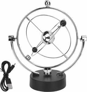 Art Asteroid USB Battery Power Supply Electronic Perpetual Motion Home Office Decoration Desk Toy