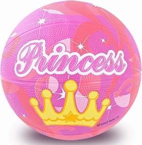 ArtCreativity Mini Princess Basketball for Kids, Cute Princess Gift for Girls, Princess Birthday Party Favors, Goodie Bag Filler, Game Prize, Rubber Princess Ball - Sold Deflated