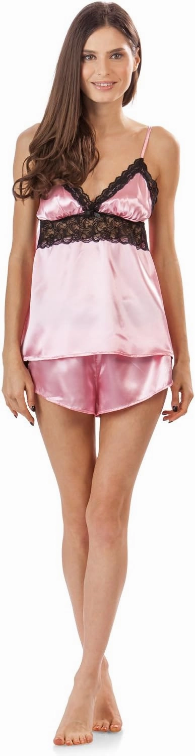 Ashford & Brooks Women's 3 Piece Satin Robe and Pajama Set