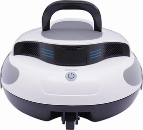 Automatic Cordless Robotic Pool Cleaner Dual-Drive Pure Copper Motor Pool Vacuum IPX8 Dual for Homes, Villas, Swimming Pools, Hotels, Scenic Spots, SPA Halls (Stainless Steel 75 Min)