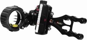 Axcel ACUT-N310-4BK Accu Touch Stat 3 Pin .010 Archery Sight, Left Hand/Right Hand