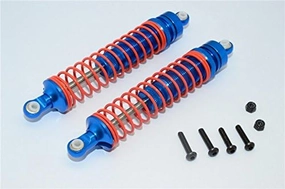 Axial RR10 Bomber Upgrade Parts Aluminum Front/Rear Adjustable Spring Damper (105mm) - 1Pr Set Blue