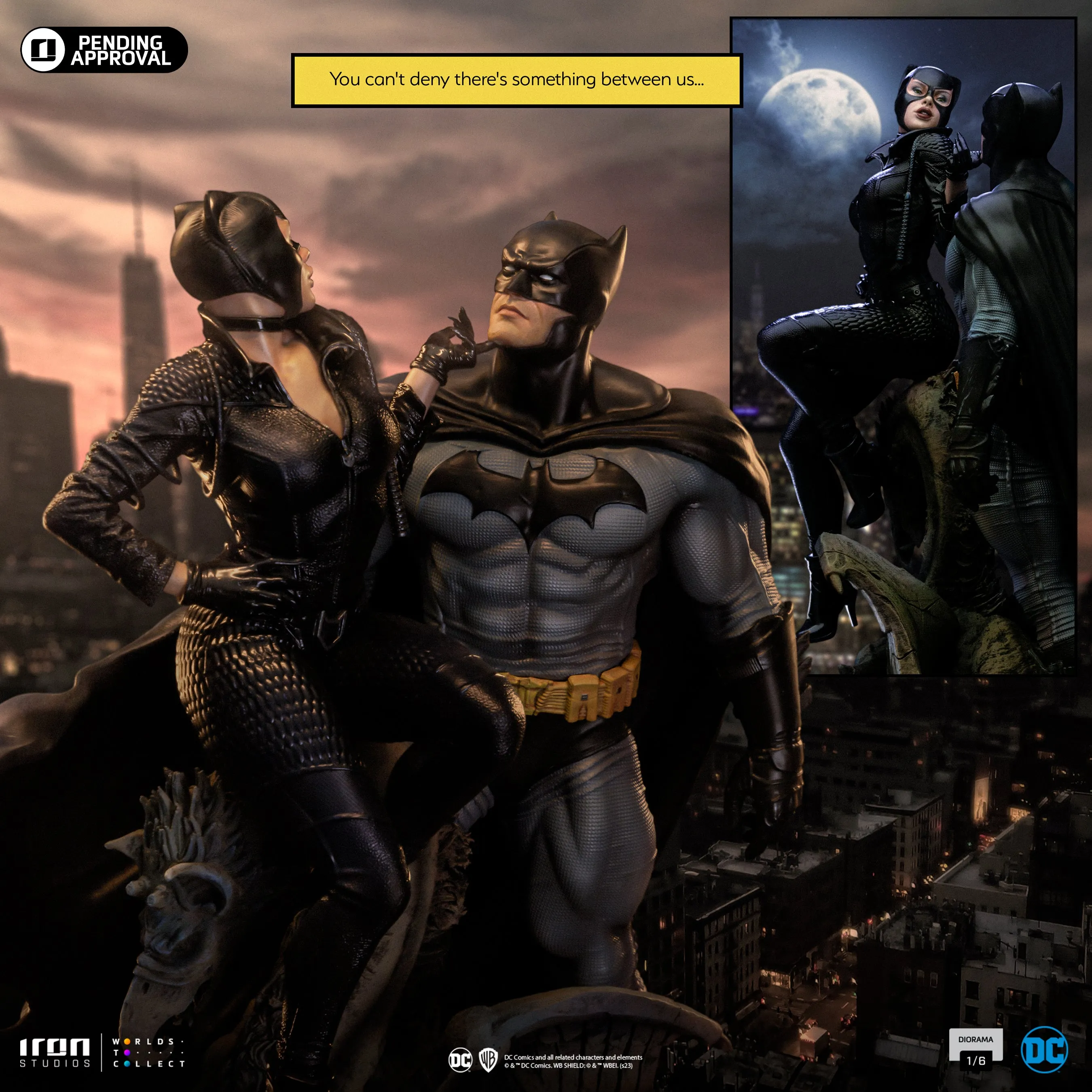 Batman and Catwoman Diorama 1/6 Scale Statue Pre-order
