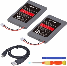 Batmax 2Pc LIP1359 Battery Replacement for Sony PS3 PlayStation 3 Controller Sixaxis Dualshock 3 CECHZC2E CECHZC2U