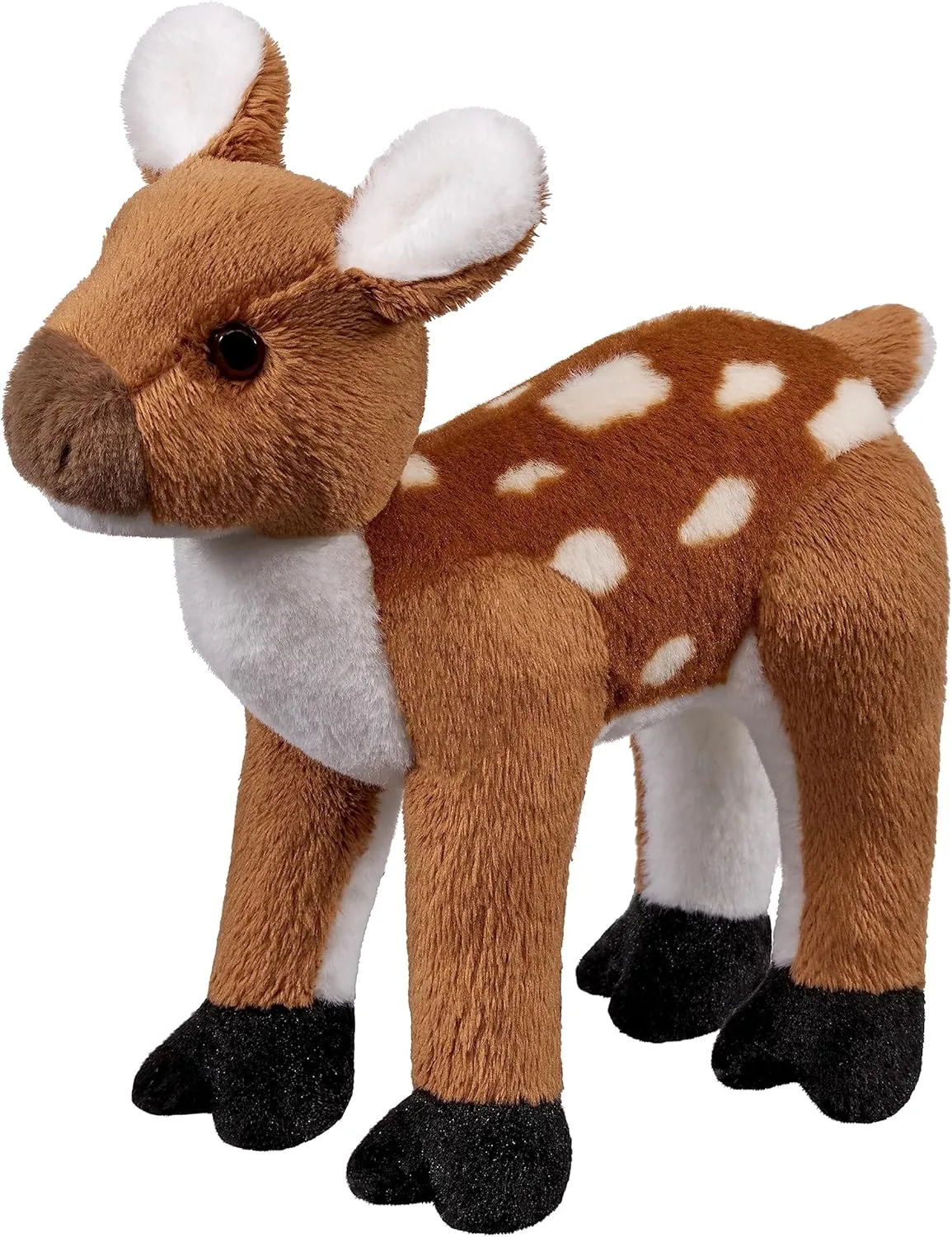 Bauer Spielwaren Super Soft Deer Cuddly Toy Soft Plush for Cuddling and Loving, 20 cm, Brown (12568)