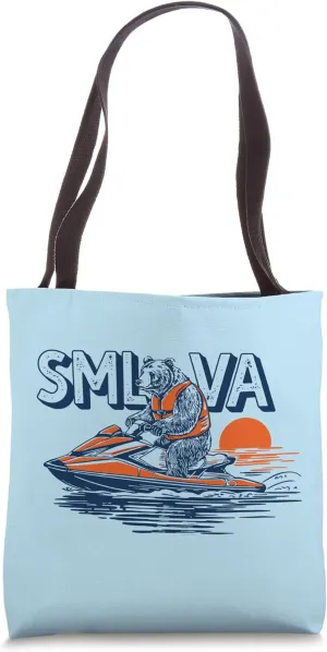 Bear & Personal Watercraft Smith Mountain Lake Virginia SML Tote Bag