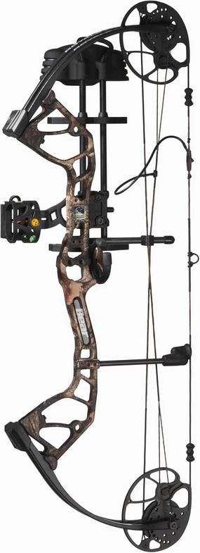 Bear Archery Royale Ready to Hunt Compound Bow Package for Adults and Youth, 12”- 27” Draw Length, 5-50 Lbs Draw Weight, Up to 290 FPS, Limbs Made in USA, Limited Life-Time Warranty