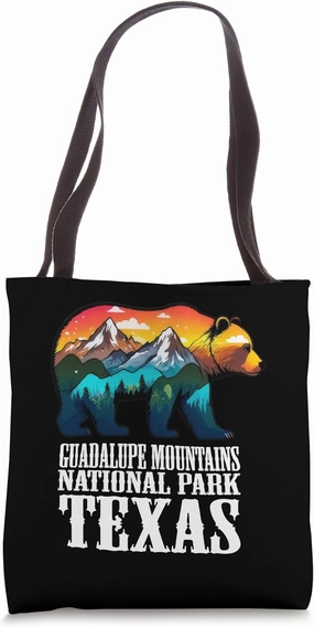 Bear Guadalupe Mountains National Park TEXAS El Paso family Tote Bag