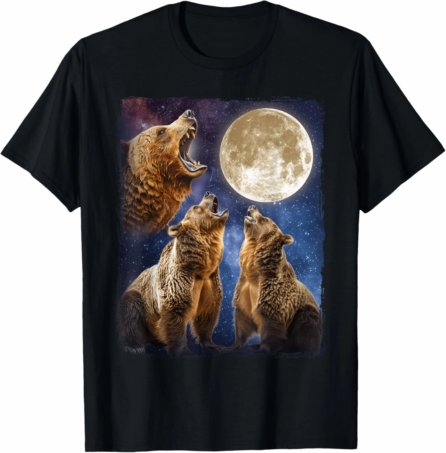 Bear Howling Moon T-Shirt