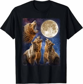 Bear Howling Moon T-Shirt