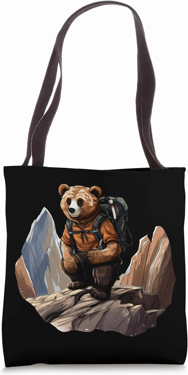 Bear Mountaineering / Hiking Bear Tote Bag