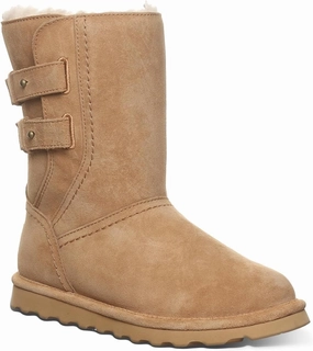 BEARPAW Women's Aurelia Boot | Women's Boot Classic Suede | Women's Pull On Boot | Comfortable Winter Boot | Multiple Colors & Sizes