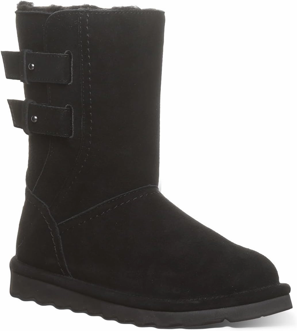 BEARPAW Women's Aurelia Boot | Women's Boot Classic Suede | Women's Pull On Boot | Comfortable Winter Boot | Multiple Colors & Sizes