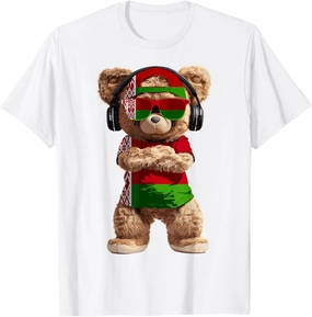 Belarus Flag Souvenirs Bear Outfit Products Belarusian T-Shirt