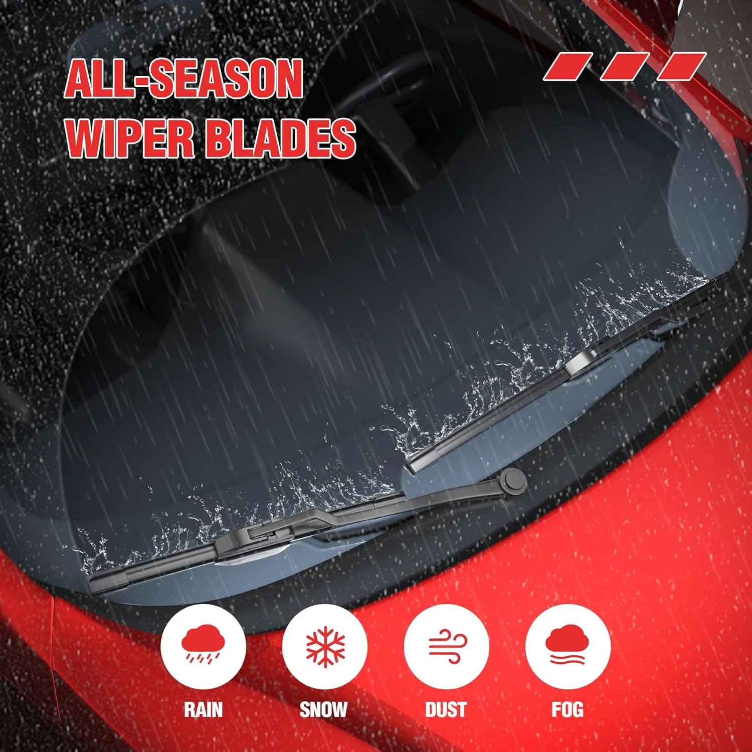 BERG REGEN 3 Wipers Windshield Wiper Blades Replacement for VW Volkswagen Tiguan 2022 2021 2020 2019 2018 Premium All-Season Automotive OEM Wiper Blades Set - 25"/22"/15" (Set of 3)