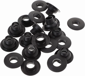 BESPORTBLE Table Soccer Foosball Replacement Parts 10 Set of Plastic Bearings Rods Black 15.8mm Diameter Threaded Construction
