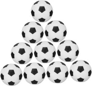 BESTonZON DIY Mini Football Set 30pcs Abs Soccer Balls Small Soccer Toys for Boys and Girls Home Decoration