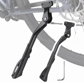 Bike Kickstand for Cervelo R5 Disc, Aluminum Adjustable Kickstand Foot Side Stand Suppor Rear Side Bicycle Stand with Non-Slip Rubber Foot,B