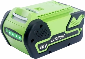 Biswaye 29472 6.0Ah 40V Lithium Battery Replacement for GreenWorks 40V G-MAX Power Tools 29462 29252 20202 22262 25312 25322 20642 22272 27062 21242 Battery
