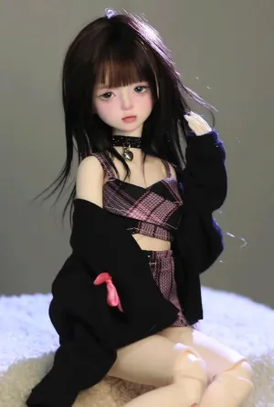 BJD Dolls 1/4 Cute Doll 18 Inch 18 Ball Jointed Doll DIY Toys with Full Clothes Wig Makeup