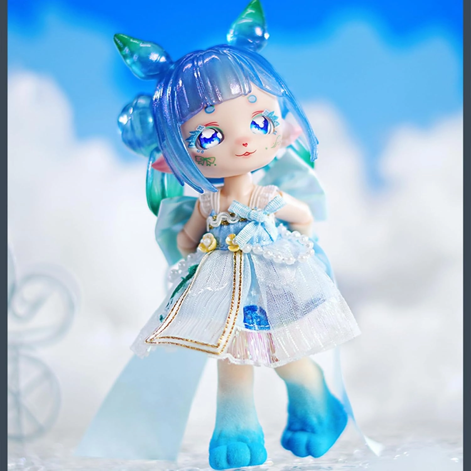 BJD Dolls Blind Box,Kawaii BJD Dolls Exotic Beast Record Series Ball Jointed Doll Collectable Action Figure for Girls Birthday Party Gift (Series-2-1 Box)