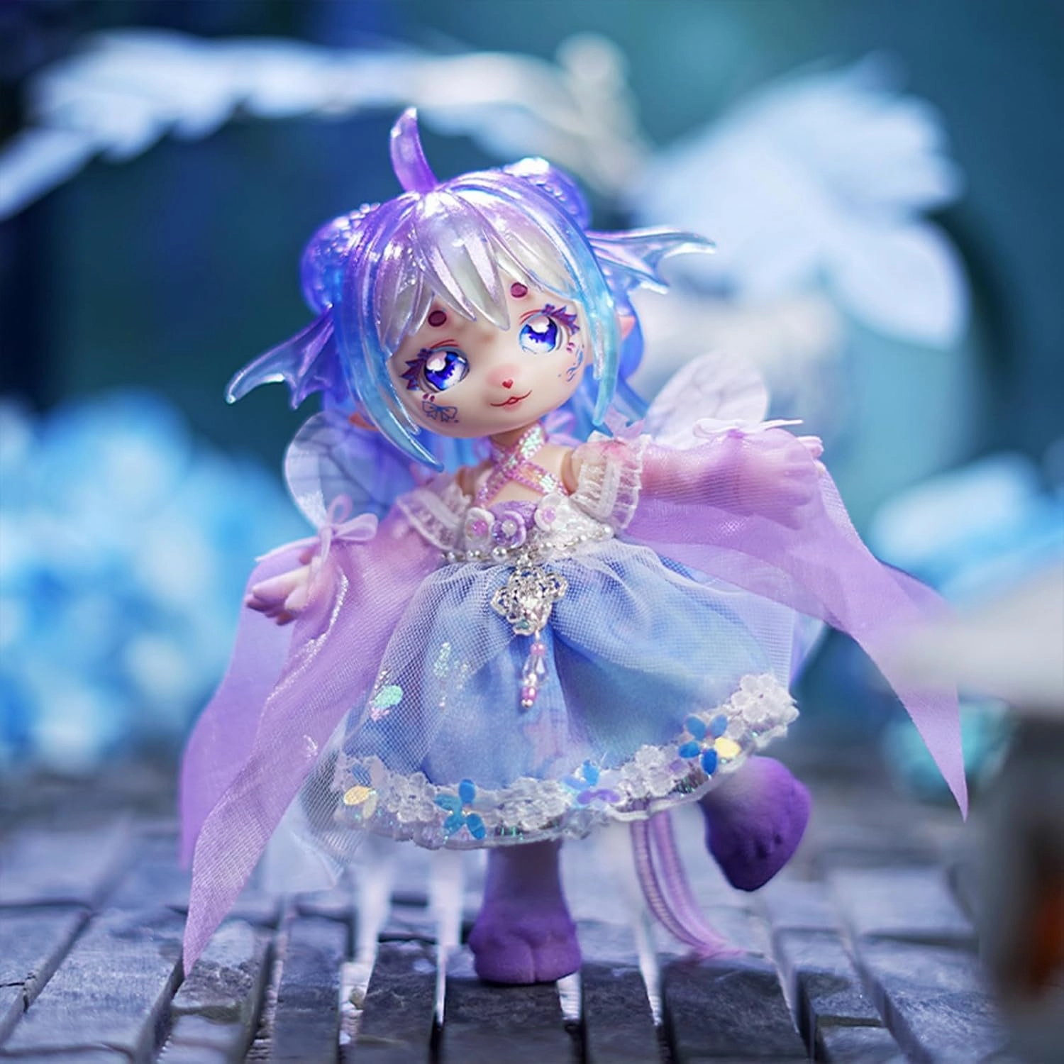 BJD Dolls Blind Box,Kawaii BJD Dolls Exotic Beast Record Series Ball Jointed Doll Collectable Action Figure for Girls Birthday Party Gift (Series-2-1 Box)
