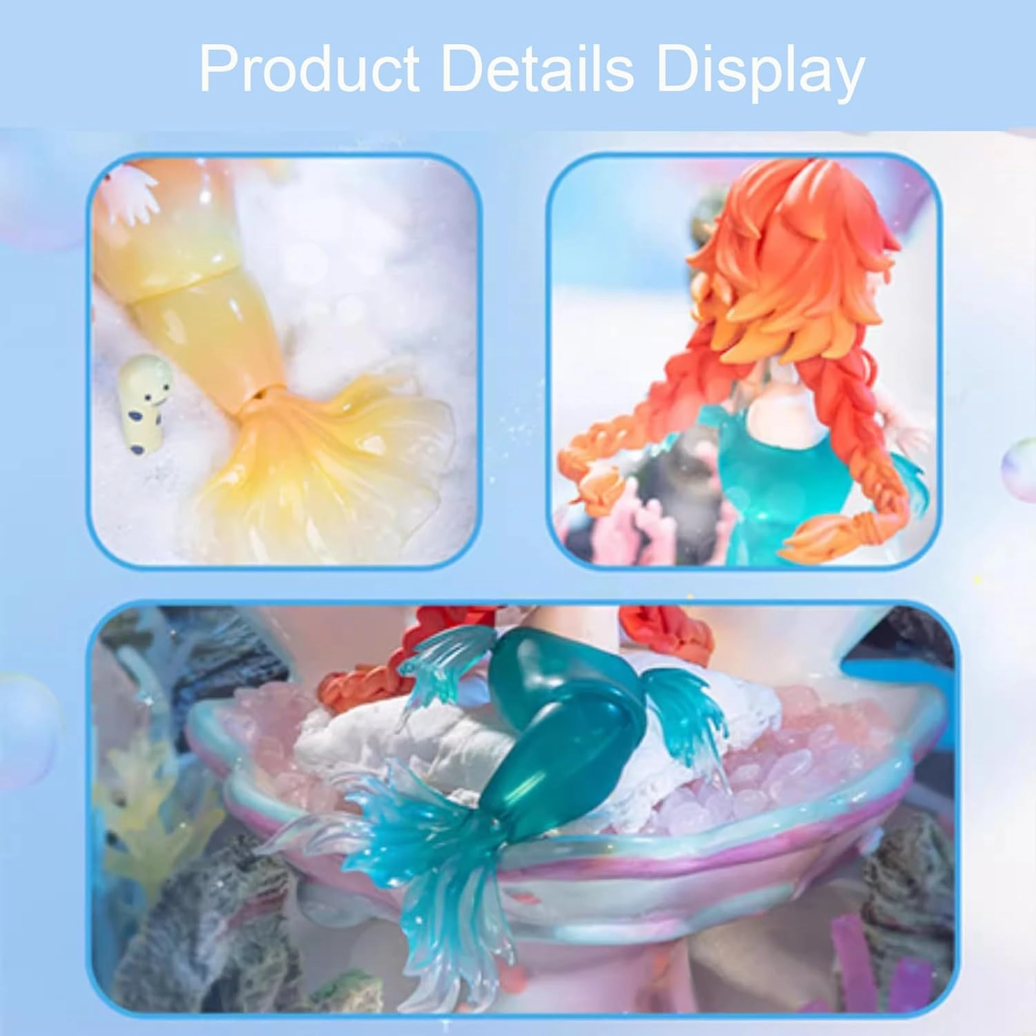 BJD Dolls Blind Box,Kawaii BJD Dolls Yunlai Mermaid Series Ball Jointed Doll Collectable Action Figure Posable Dress Up Doll for Girls Birthday Party Gift