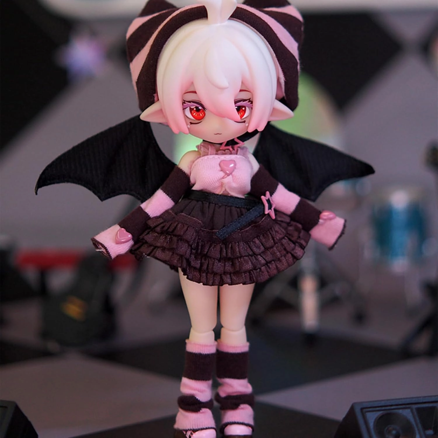 BJD Dolls Blind Box,Kawaii Easter Bunny BJD Dolls Elf Rabbit Series 1/6 Ball Jointed Doll Collectable Action Figure for Girls Birthday Party Gift (1/12-UF Band-1pack)