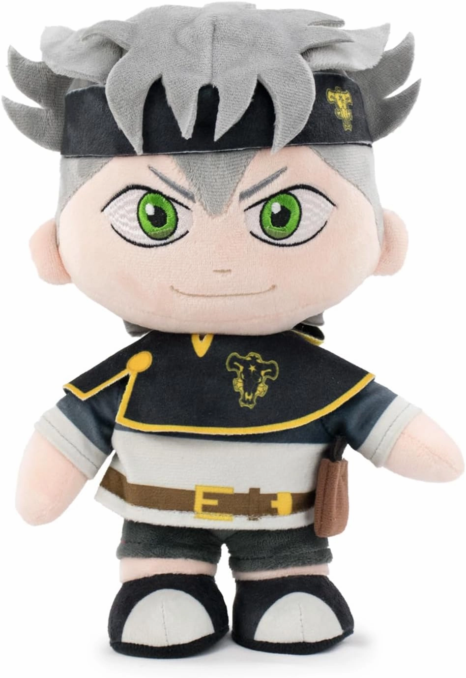 Black Clover Characters Plush Toy - 27 cm - Auction, Yuno, Yami, Noelle - Super Soft Quality (Asta)