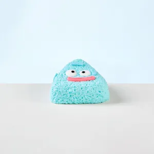 Blue Triangle Funny Face Cake Squeeze Toy