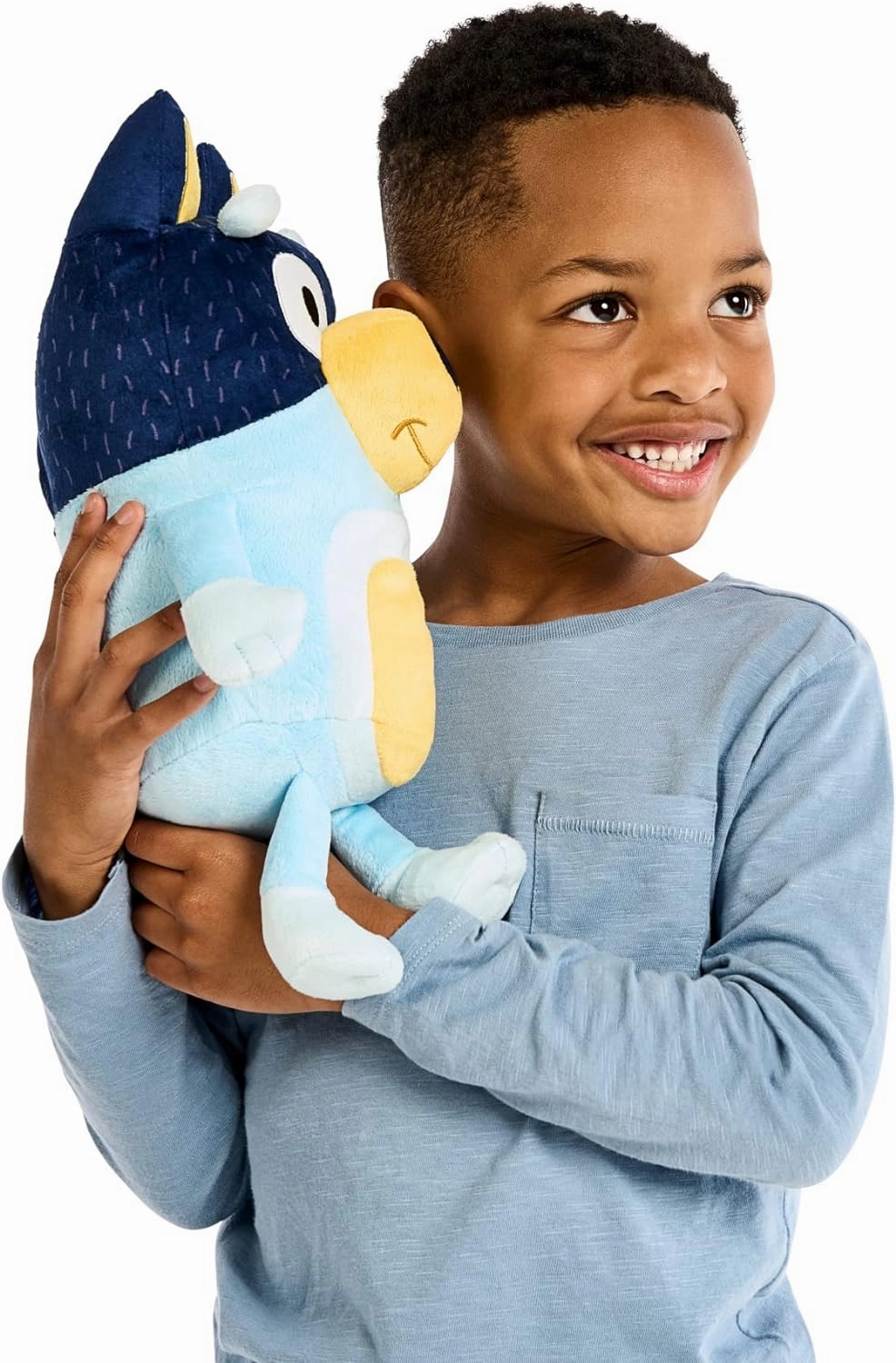 Bluey Talking Bandit (Dad) 14" Talking Plush Bandit Plush Toy with 9 Phrases Theme Song
