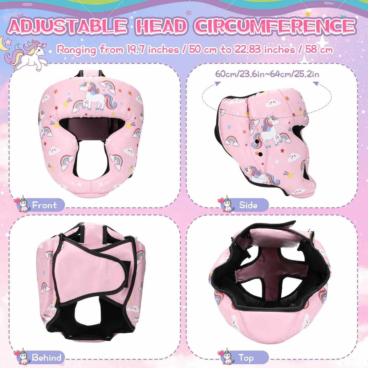 Boxing Headgear and Gloves Set for Kids 6oz Boxing Gloves and Wrestling Headgear Sparring Equipment for Boxing Kickboxing Muay Thai BJJ Karate Training