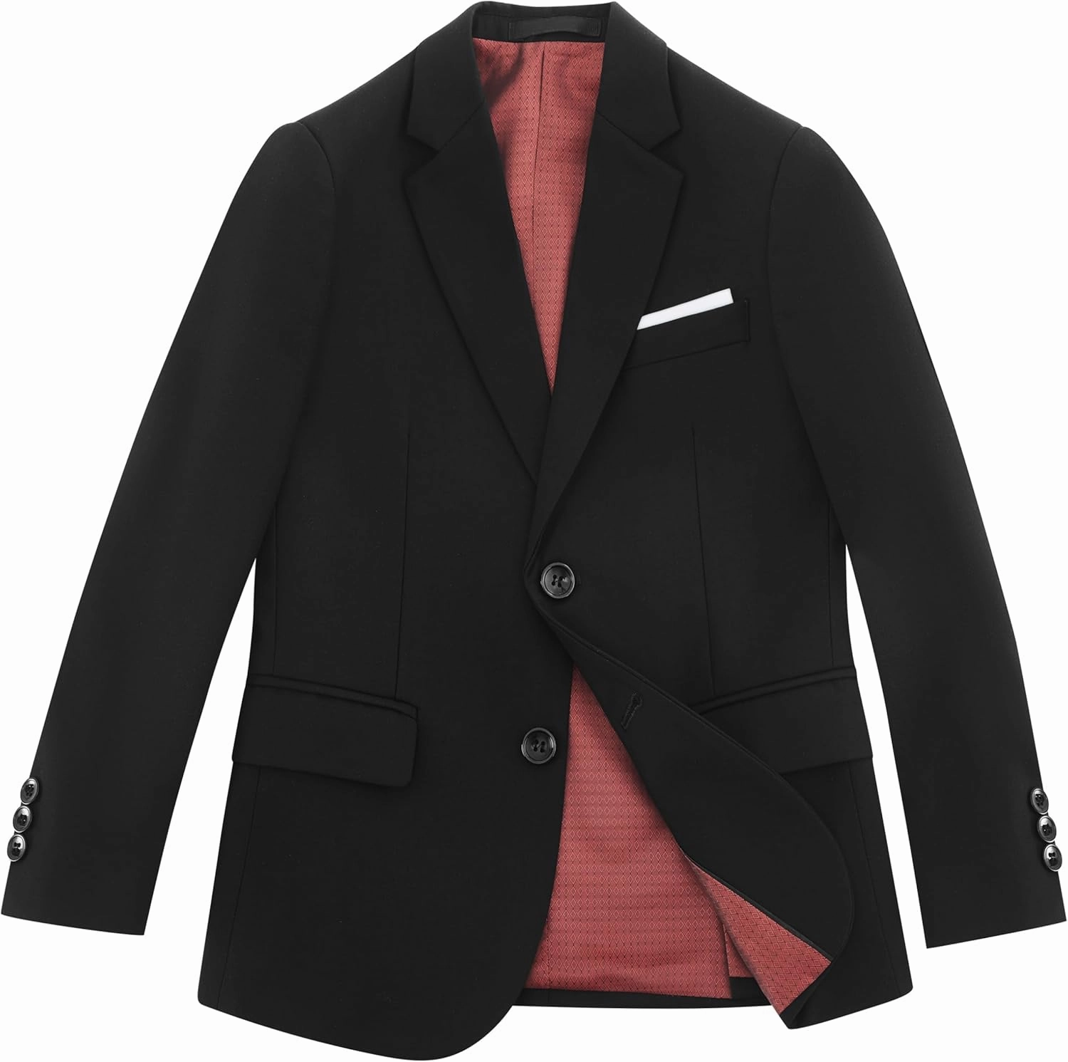 Boys Formal Suits Set, from Toddlers to Teen, Adjustable Waist, with Suspenders