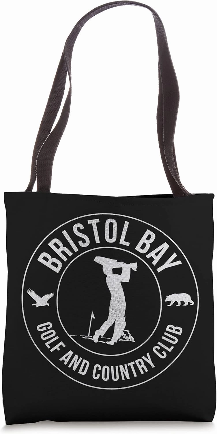 Bristol Bay Salmon Fishery "Bristol Bay Golf & Country Club" Tote Bag