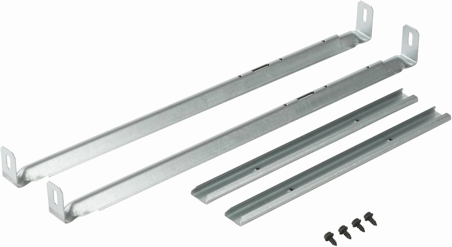 Broan-NuTone MHB4 Hanger Bar Set for InVent Series Bath Exhaust Fans, Silver, Steel, 4 Pieces