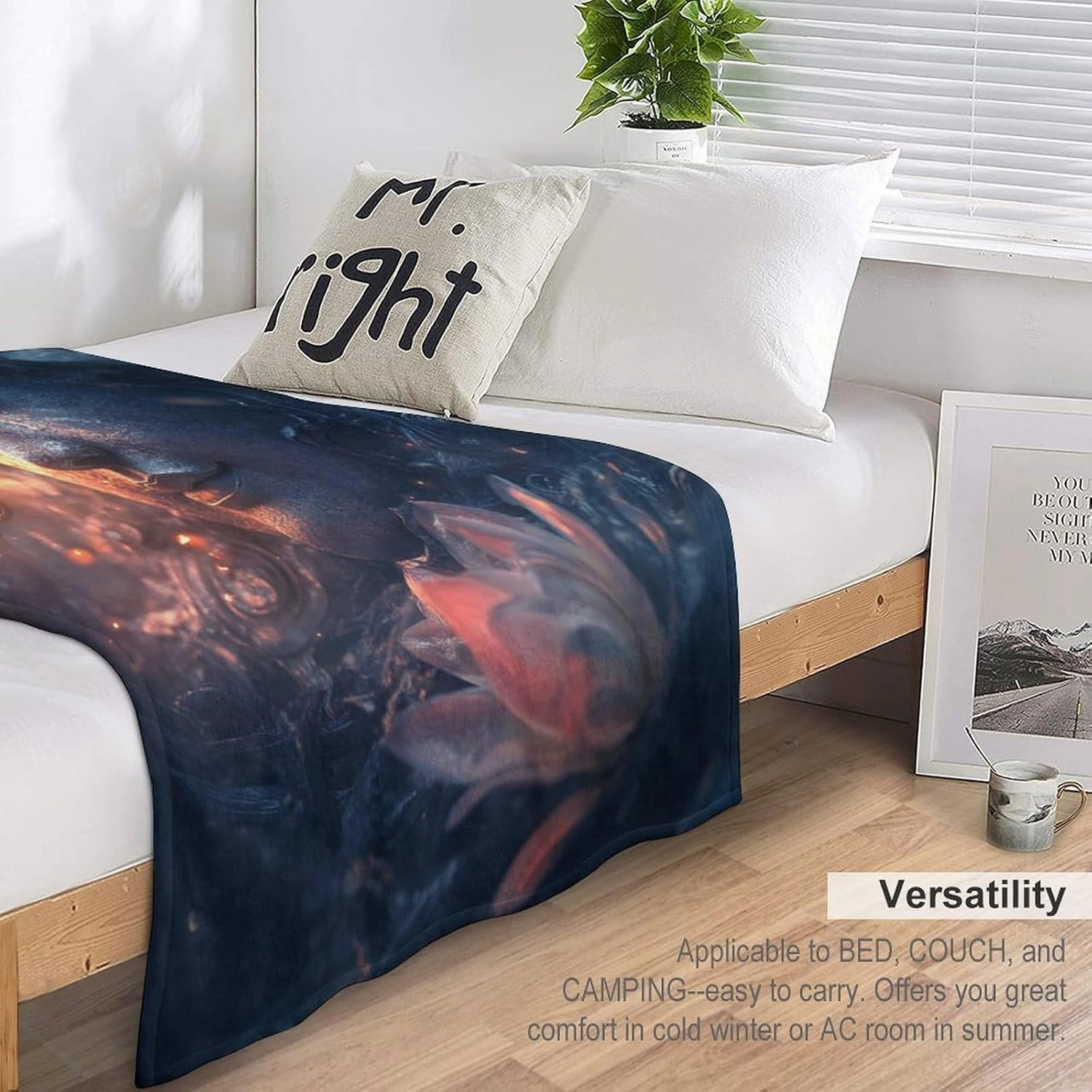 Buddha Zen Blanket Buddhism Buddhist Gifts Buddha Pictures Decor Throw Blanket for Kids Adults Soft Warm Cozy Fleece Blanket for Couch Sofa 40"x50"