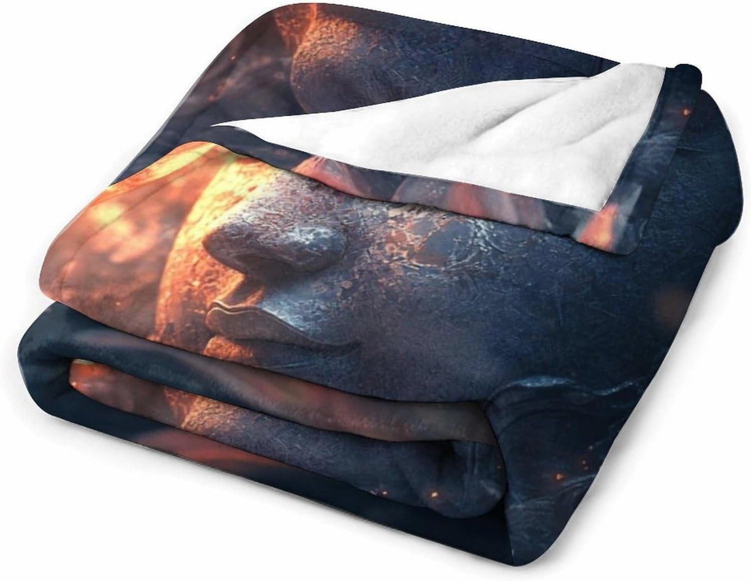 Buddha Zen Blanket Buddhism Buddhist Gifts Buddha Pictures Decor Throw Blanket for Kids Adults Soft Warm Cozy Fleece Blanket for Couch Sofa 40"x50"