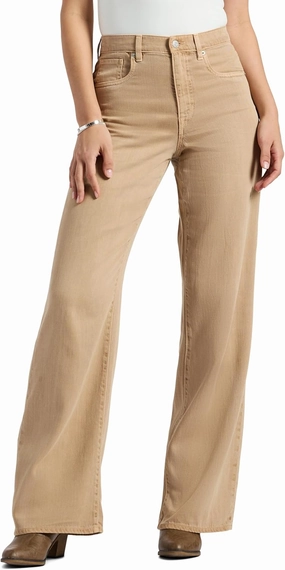 Buffalo David Bitton Women's Addie High Rise Wide Leg Jeans