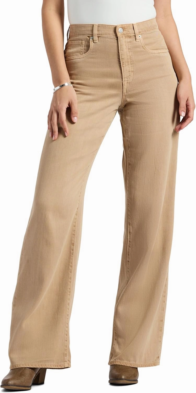 Buffalo David Bitton Women's Addie High Rise Wide Leg Jeans