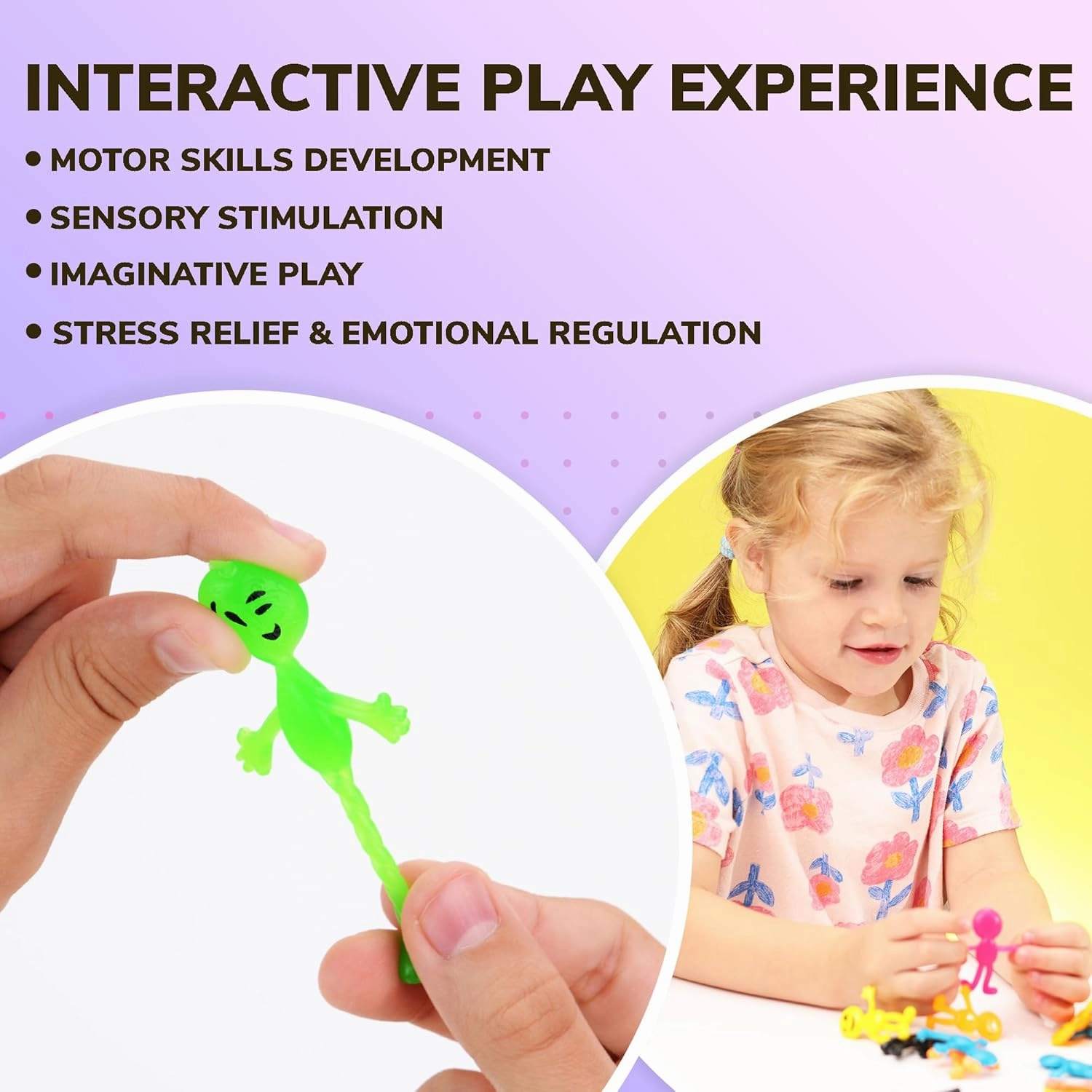 Bulk Toys - 2.5 Inch Stretchy Emoji Toys - Figurines for Kids - 50 Pcs Small Figurines for Party Favors - Fillers Goodie Bag Supplies - Pinata Stuffers - Bulk Gifts for Kids - Vending Machine Toy
