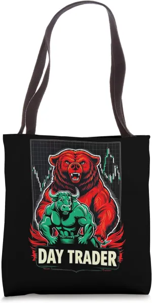 Bull Bear Forex Trader Day Trader Capitalism Capitalist Tote Bag