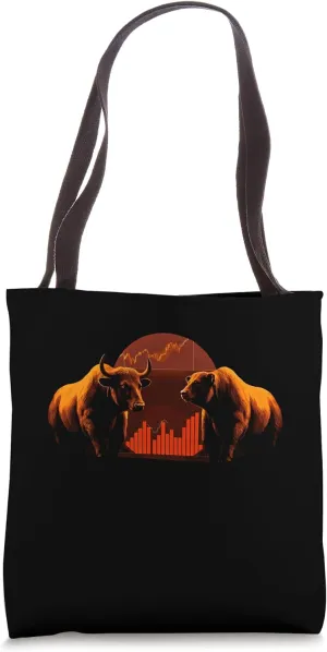 Bull Bear Market Forex Trader Crypto Capitalism Capitalist Tote Bag