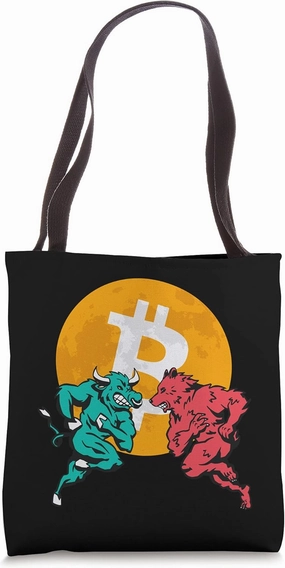 bull and bear market - btc investor Tote Bag
