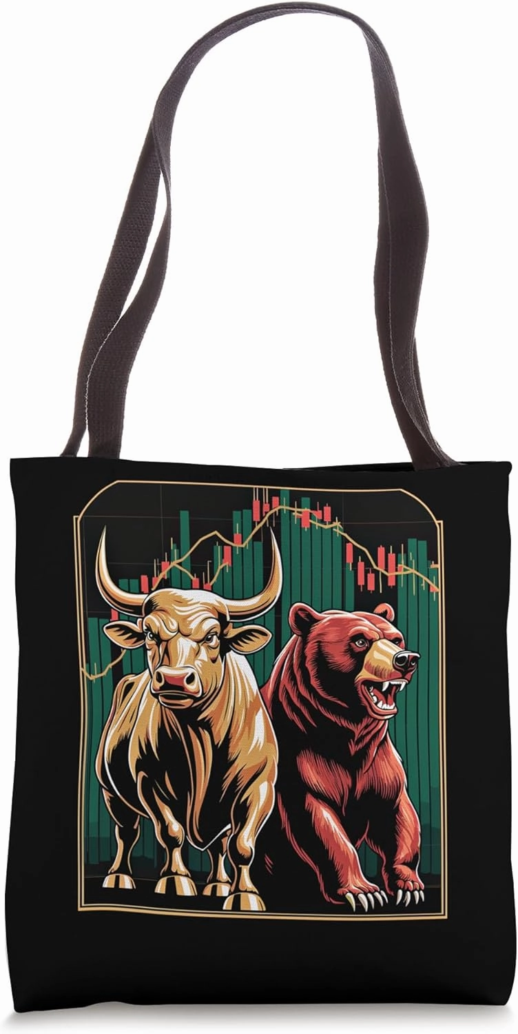 Bull Bear Market Forex Trader Crypto Capitalism Capitalist Tote Bag
